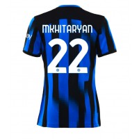 Stroje piłkarskie Inter Milan Henrikh Mkhitaryan #22 Koszulka Podstawowej dla damskie 2023-24 Krótki Rękaw